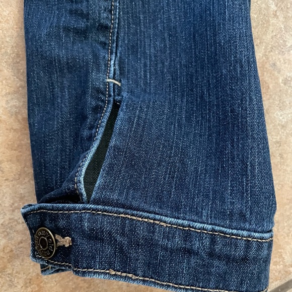 Old Navy 2001 “The Diva” Cropped Jeans (Size 12) Slimming Low-Rise - Picture 6 of 8